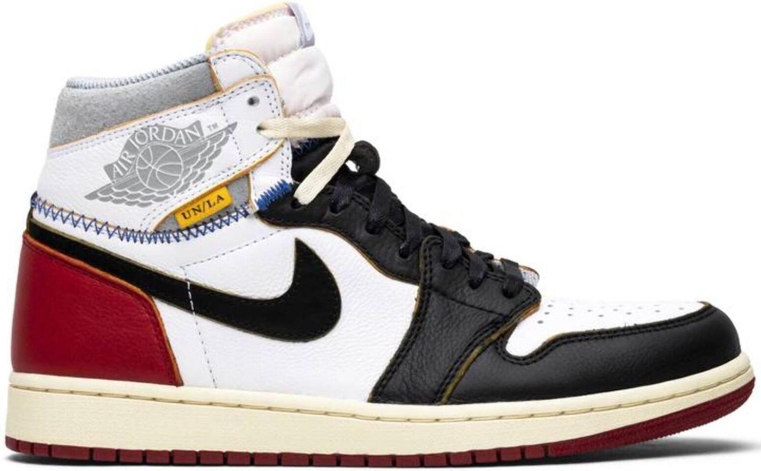 Air Jordan 1 Retro High x Union LA 'Black Toe'