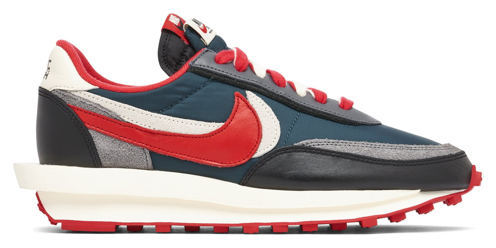 Nike LD Waffle sacai Undercover Midnight Spruce University Red