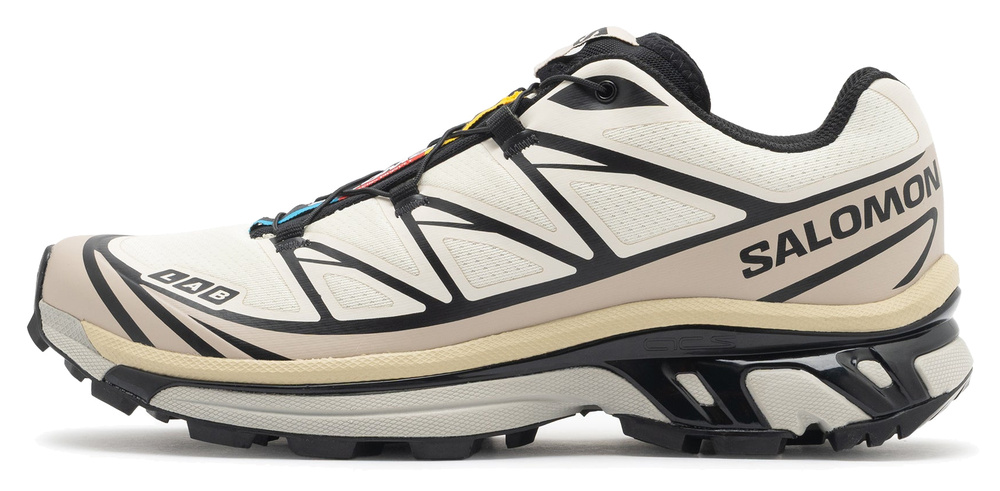 Salomon XT-6 Vanilla Ice Black Silver Cloud