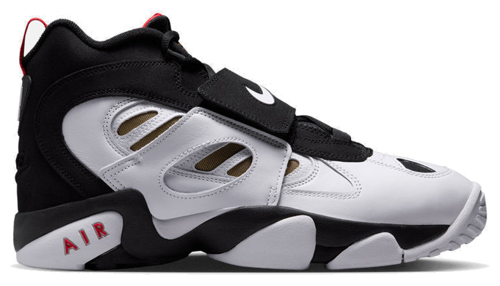 Nike Air Diamond Turf 2 Black White - Metallic Gold - Varsity Red