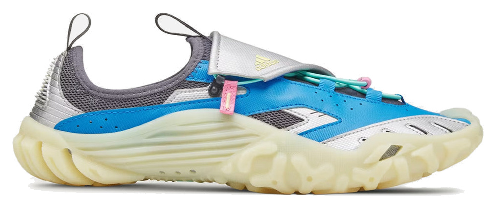 Adidas Virginia Water Moc x Pharrell Williams Lucid Ray Blue Silver Metallic Aurora Onix