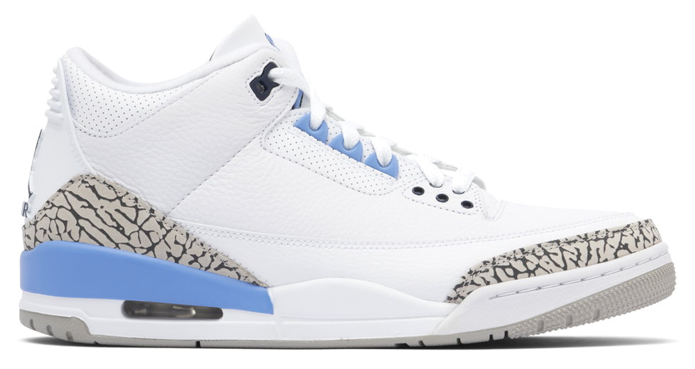 Air Jordan 3 UNC White