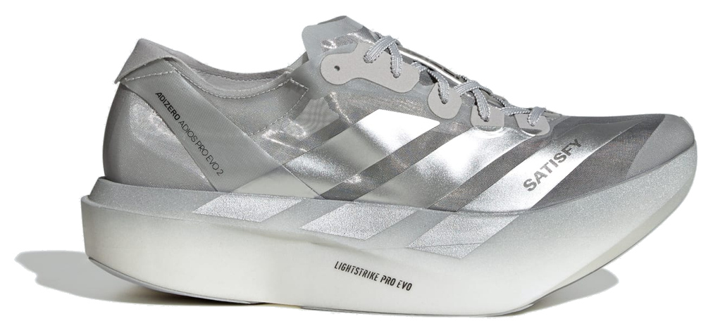 adidas Adizero Adios Pro Evo 2 x SATISFY Silver Metallic
