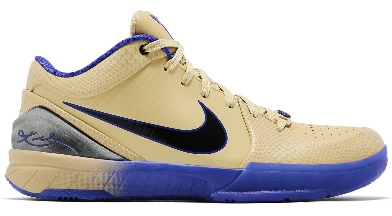 Nike Kobe 4 Protro x FC Barcelona 'Team Gold and Persian Violet'