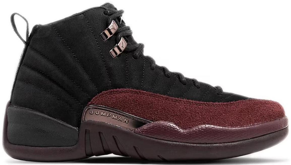 Women's Air Jordan 12 Retro SP x A Ma Maniere 'Black'